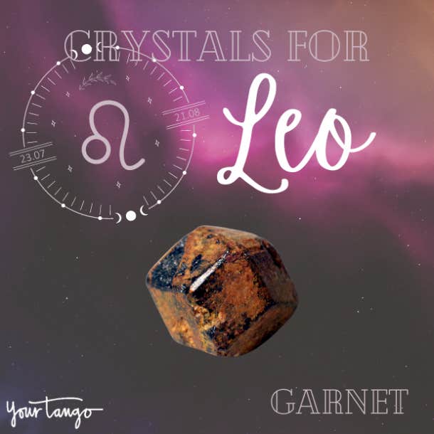 cristaux pour leo grenat
