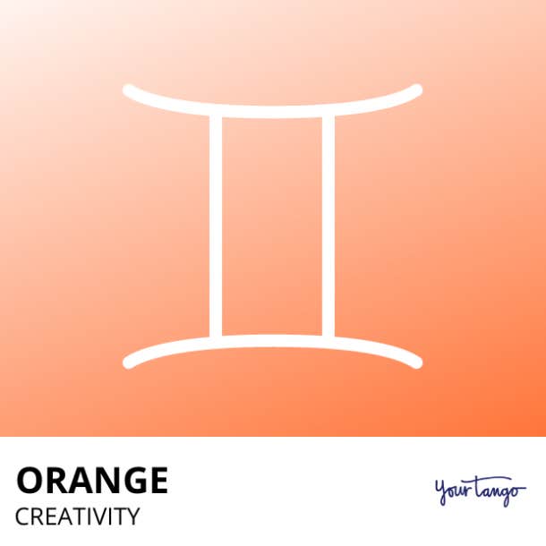 Gémeaux couleurs orange