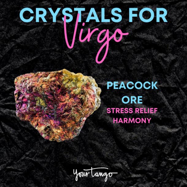 cristaux pour le minerai de paon vierge