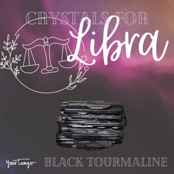 cristaux pour balance tourmaline noire