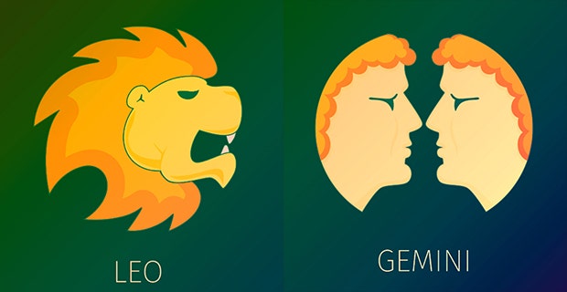 Les signes du zodiaque compatibles Gémeaux et Lion trouveront le véritable amour ensemble