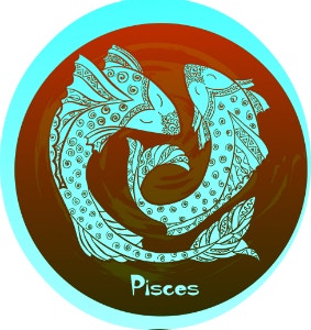 Signes du zodiaque Poissons au cœur brisé