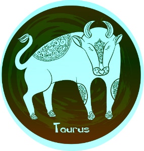 Signes du zodiaque Taureau au cœur brisé