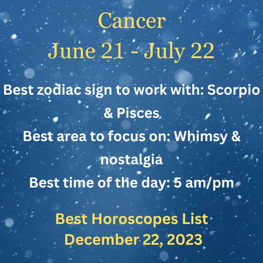 5 signes du zodiaque auront la meilleure journée le 22 décembre 2023