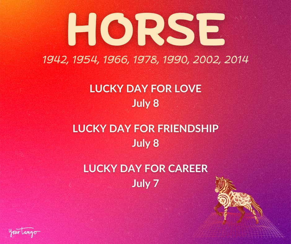 Horoscope chinois du cheval de juillet 2024