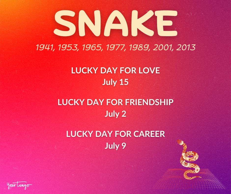 Horoscope chinois du serpent juillet 2024