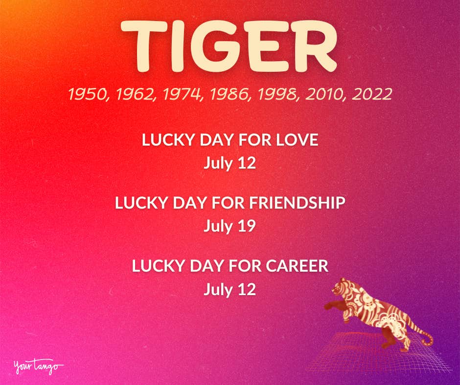 Horoscope chinois du tigre de juillet 2024