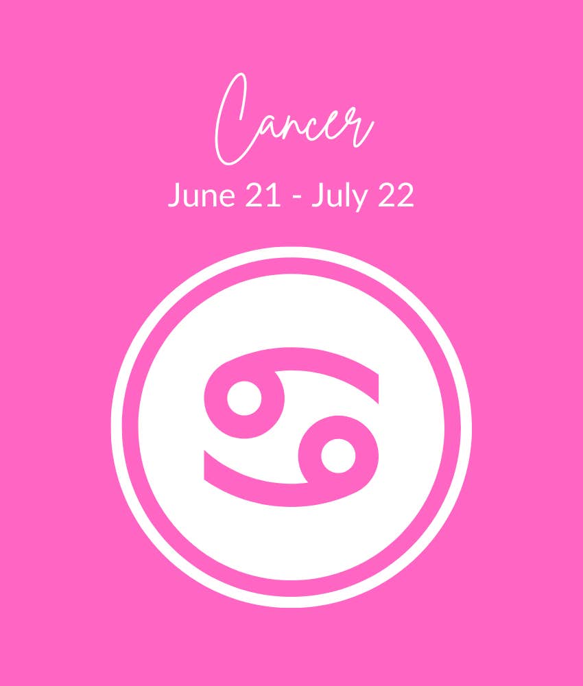 L'horoscope amoureux hebdomadaire pour chaque signe du zodiaque Cancer du 29 juillet au 4 août 2024