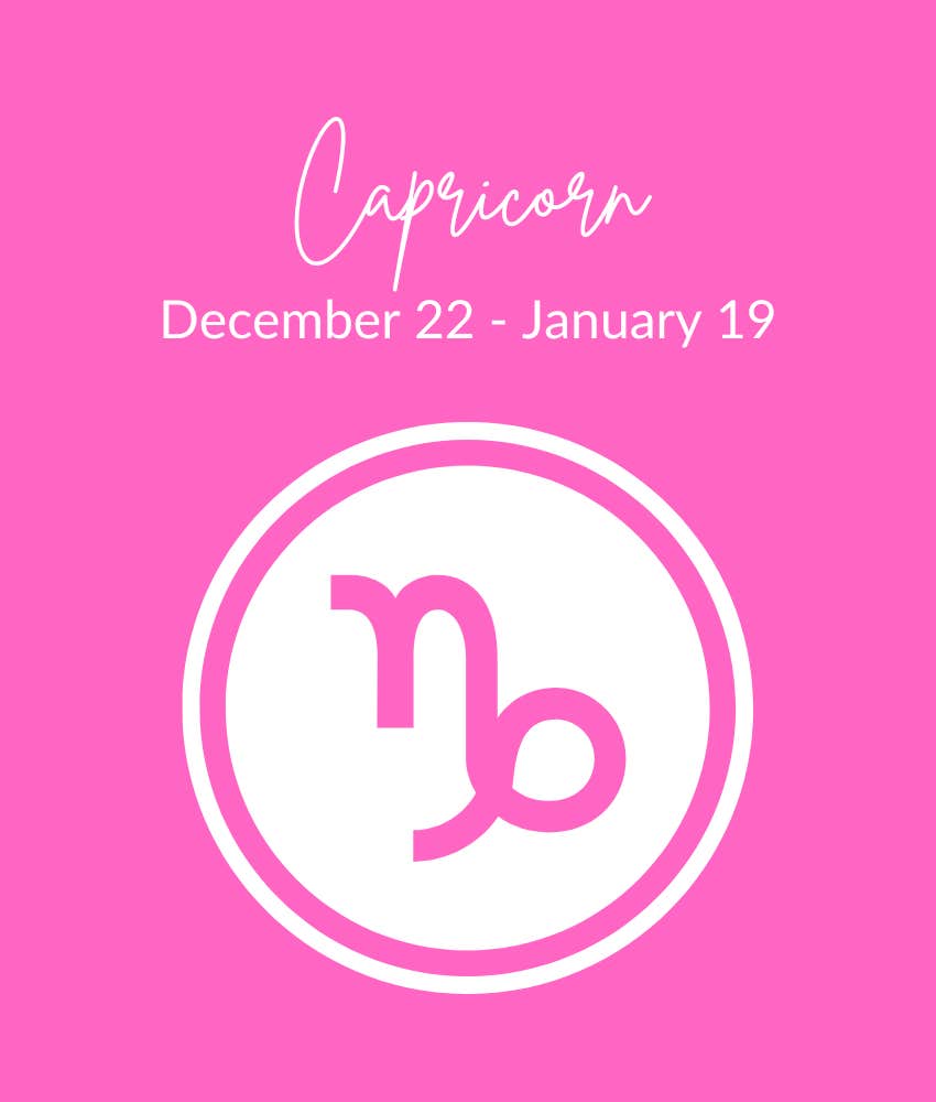   L'horoscope amoureux hebdomadaire pour chaque signe du zodiaque Capricorne du 29 juillet au 4 août 2024