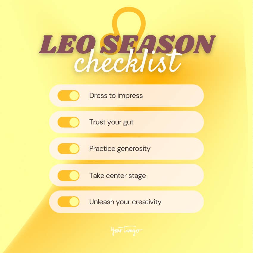 Liste des choses à faire pour la saison du Lion