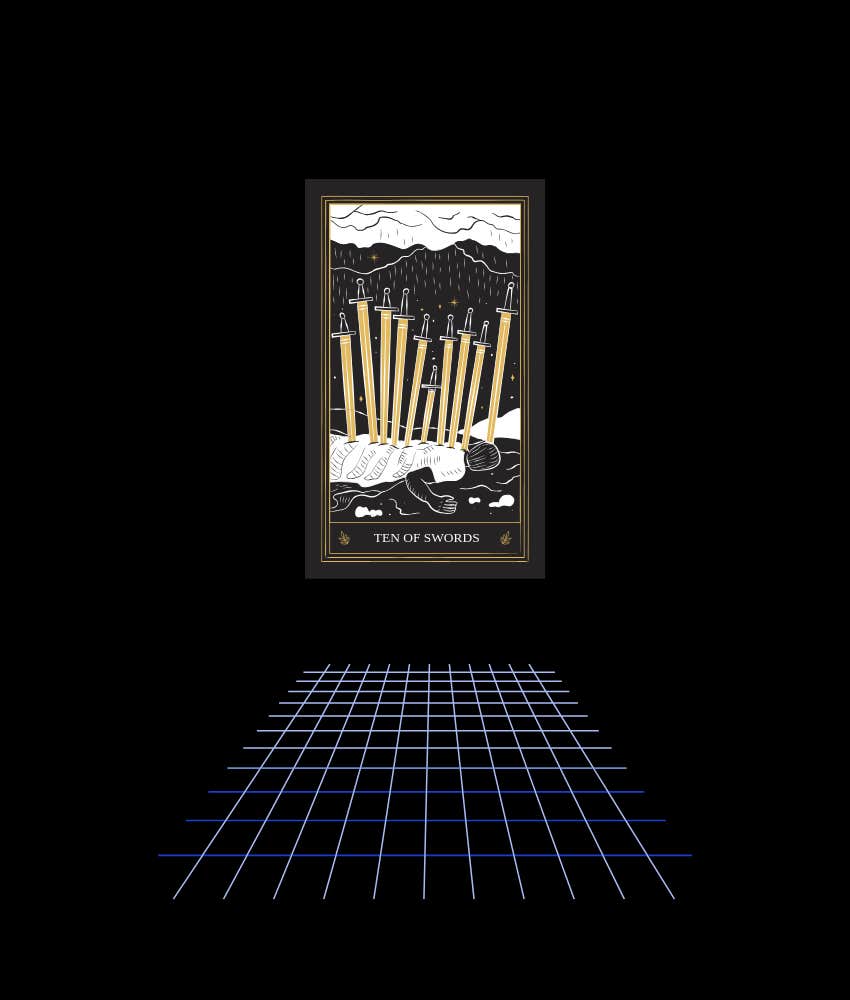Horoscope hebdomadaire du tarot des dix épées du Verseau du 5 au 11 août 2024