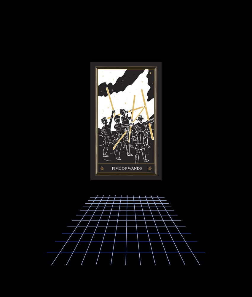 Horoscope hebdomadaire du Tarot des Cinq Bâtons du Sagittaire du 5 au 11 août 2024