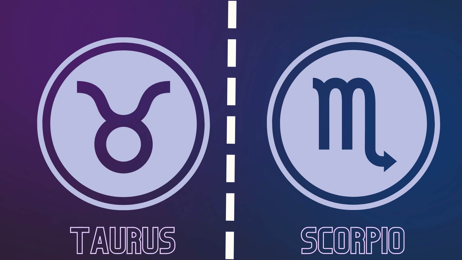 Couples du zodiaque relation compliquée entre taureau et scorpion