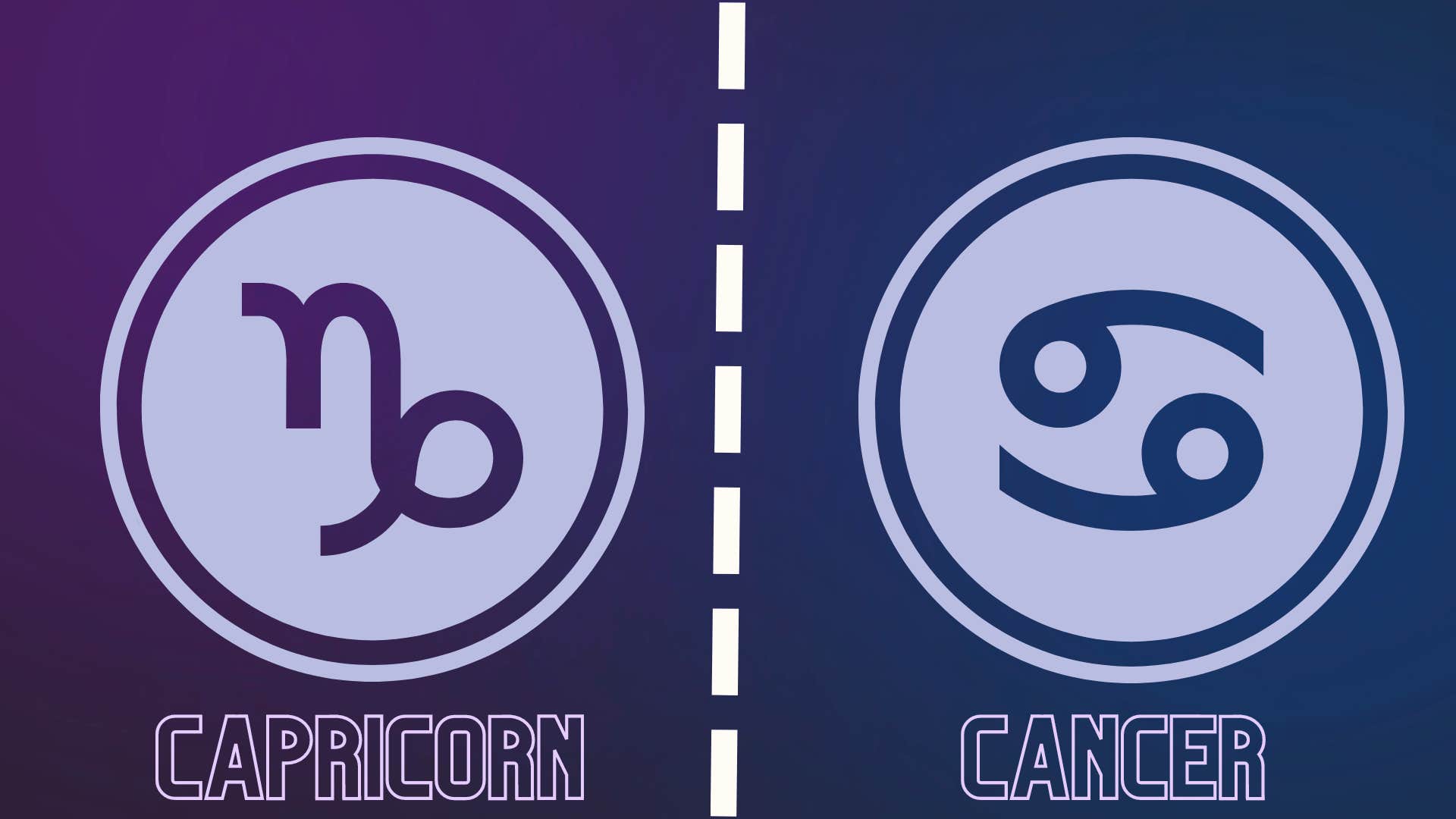 Couples du zodiaque relation compliquée capricorne et cancer