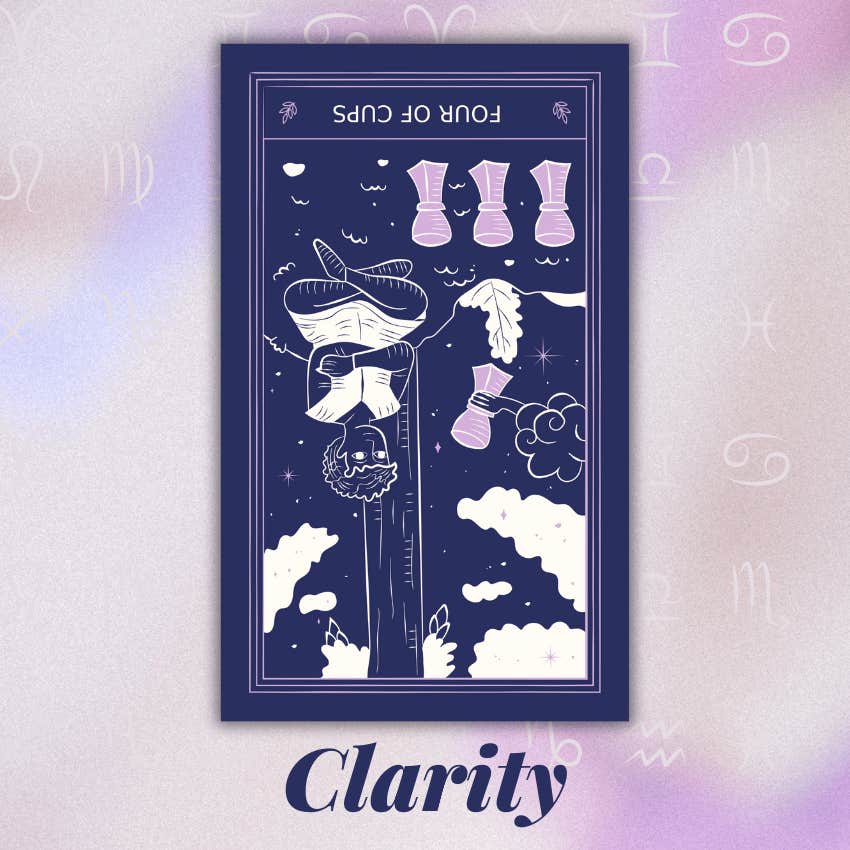 cancer 2025 horoscope tarot août quatre tasses inversées