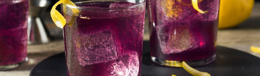 cocktail de pluie violet