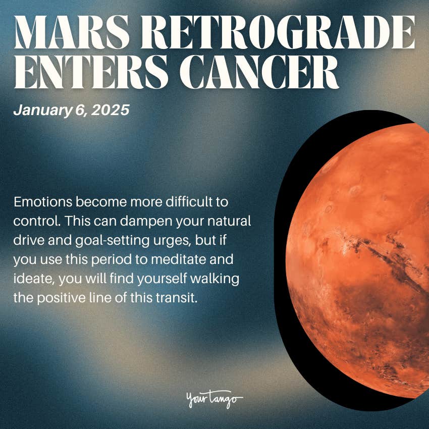 dates prévues janvier 2025 signes du zodiaque affectés mars cancer rétrograde