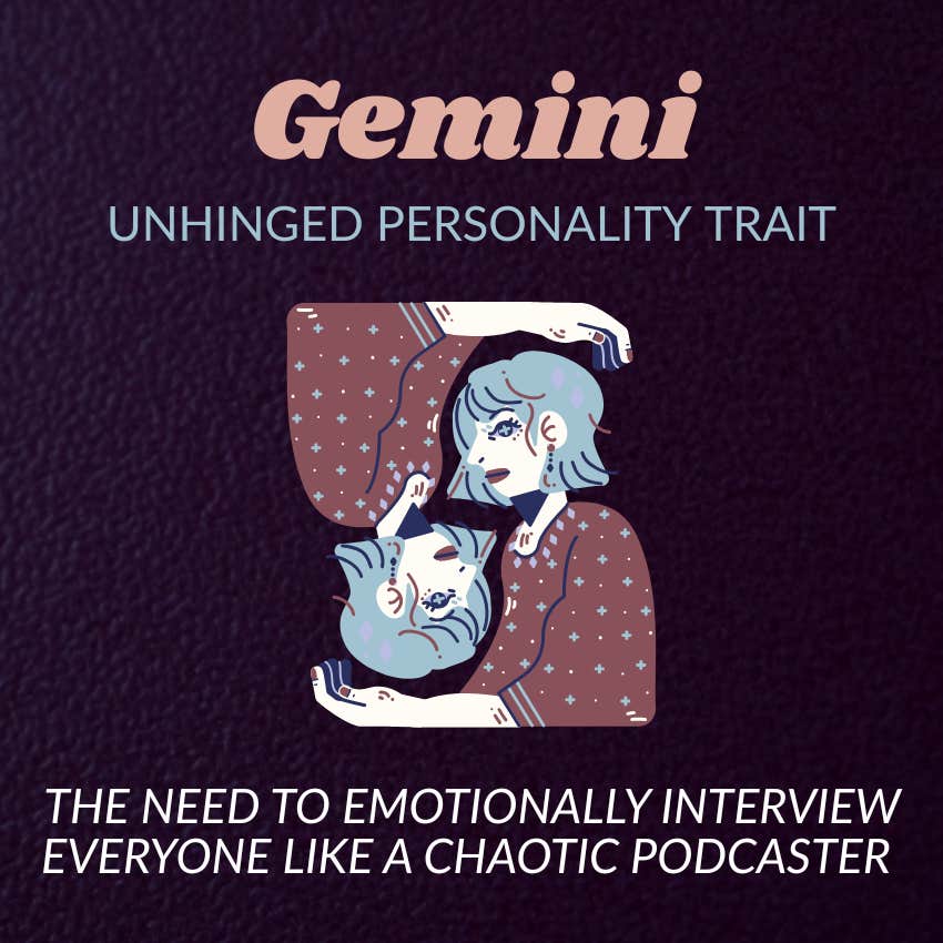 Gemini Zodiac signe un trait de personnalité désarticulée