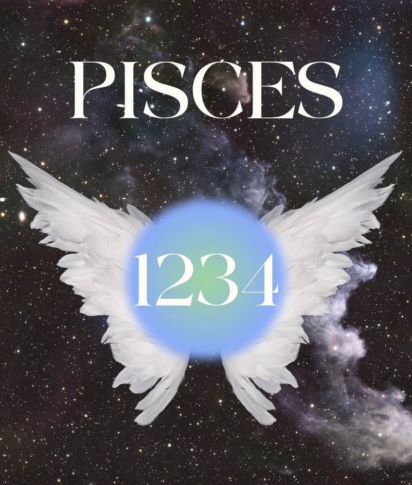 Poissons Zodiac Signe Angel Nombre 1234 Signification