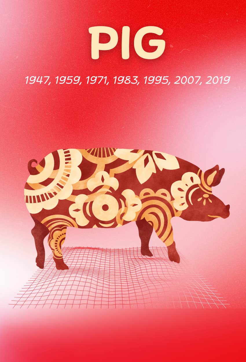 Pig Animal Signes Horoscopes chinois hebdomadaires 18 août 24 2025