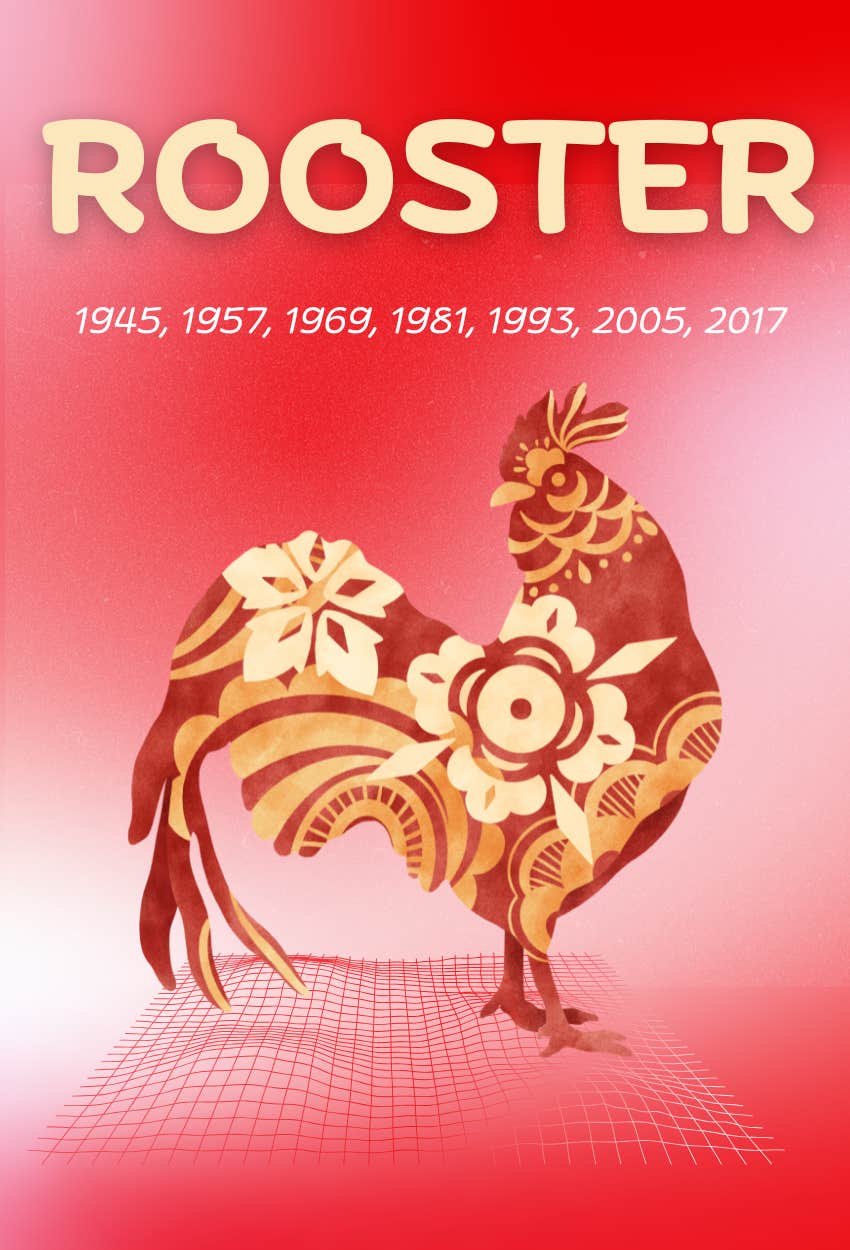 Rooster Chinois Zodiac Animal Signe chaque semaine du 18 au 24 août 2025