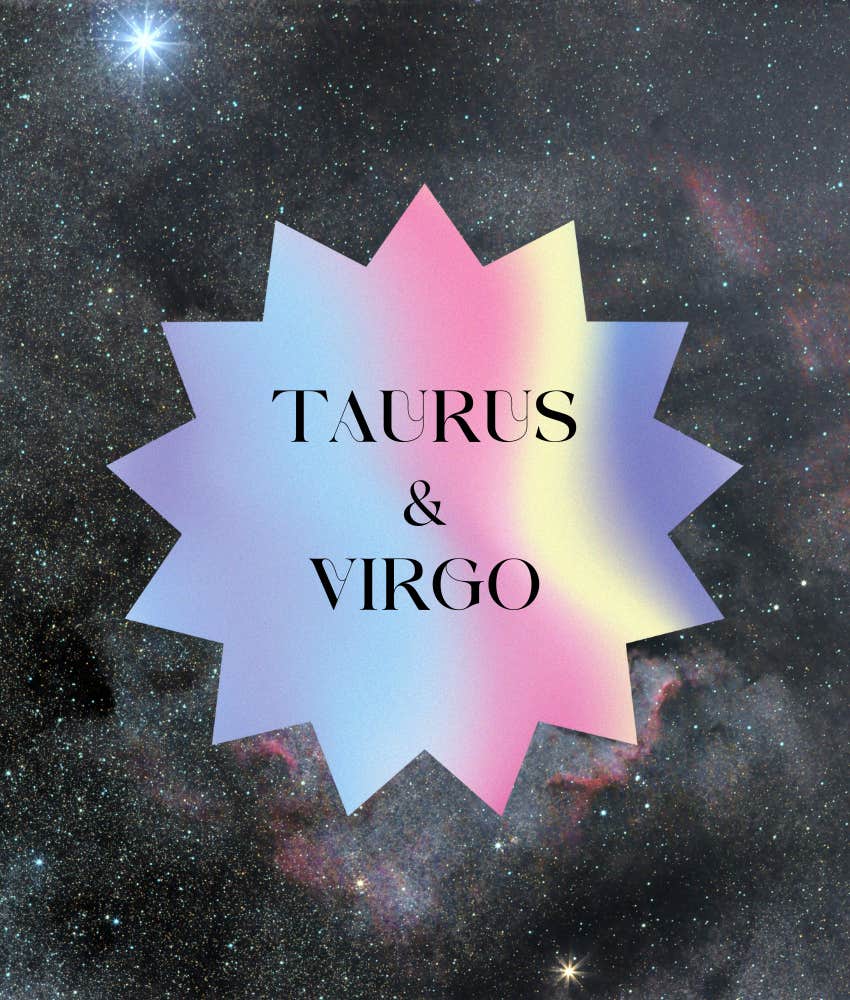 Le signe du zodiaque Vierge Taurus se marie puissant ensemble