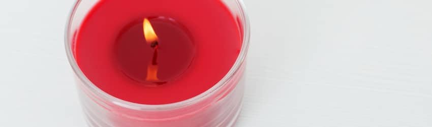 bougie rouge
