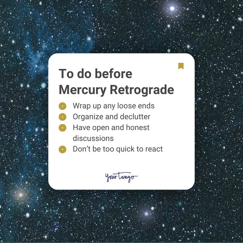 les choses se font avant que le mercure rétrograde le 9 novembre 2025