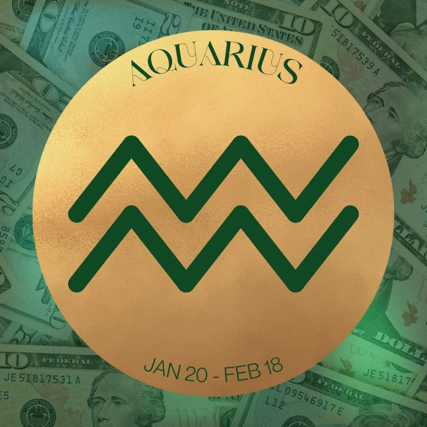 Signes du zodiaque Verseau abondance financière 15 - 21 décembre 2025